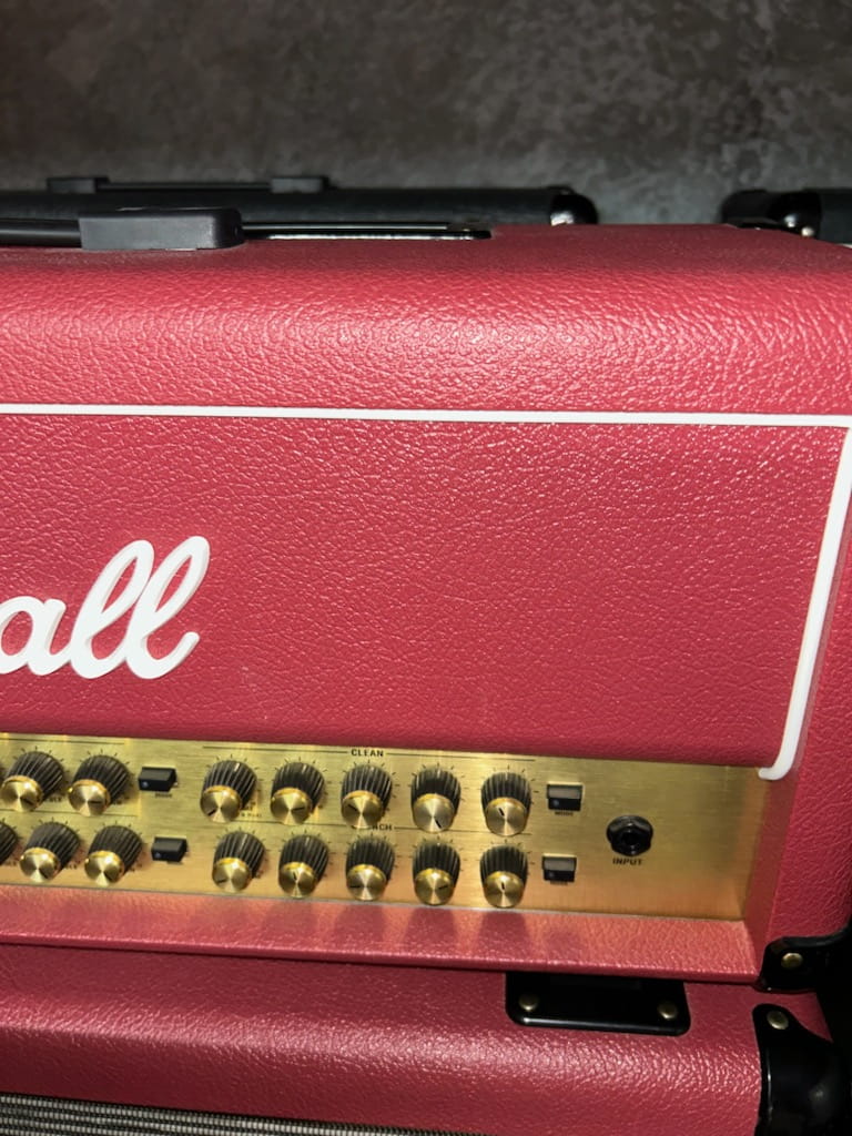 Marshall JVM410H Half Stack Red Tolex UK Release