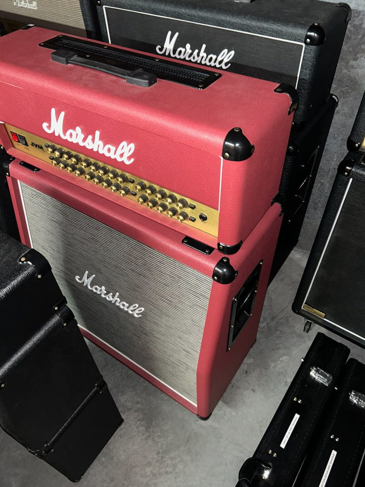 Marshall JVM410H Half Stack Red Tolex UK Release