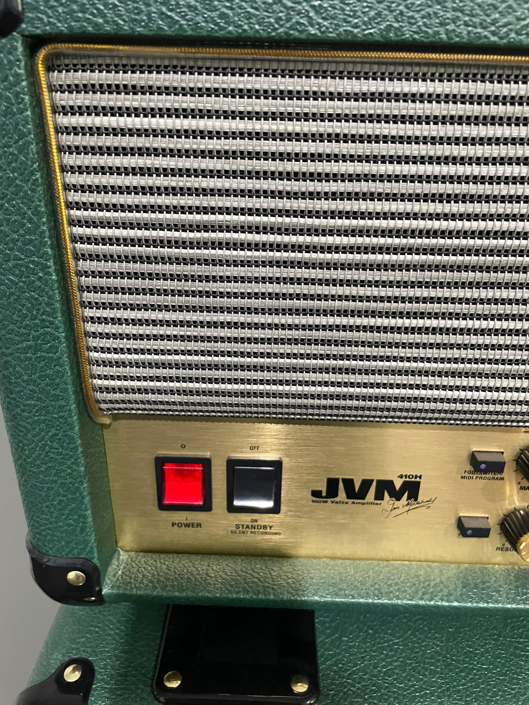 Marshall JVM410H Half Stack British Racing Green Tolex Germany Release
