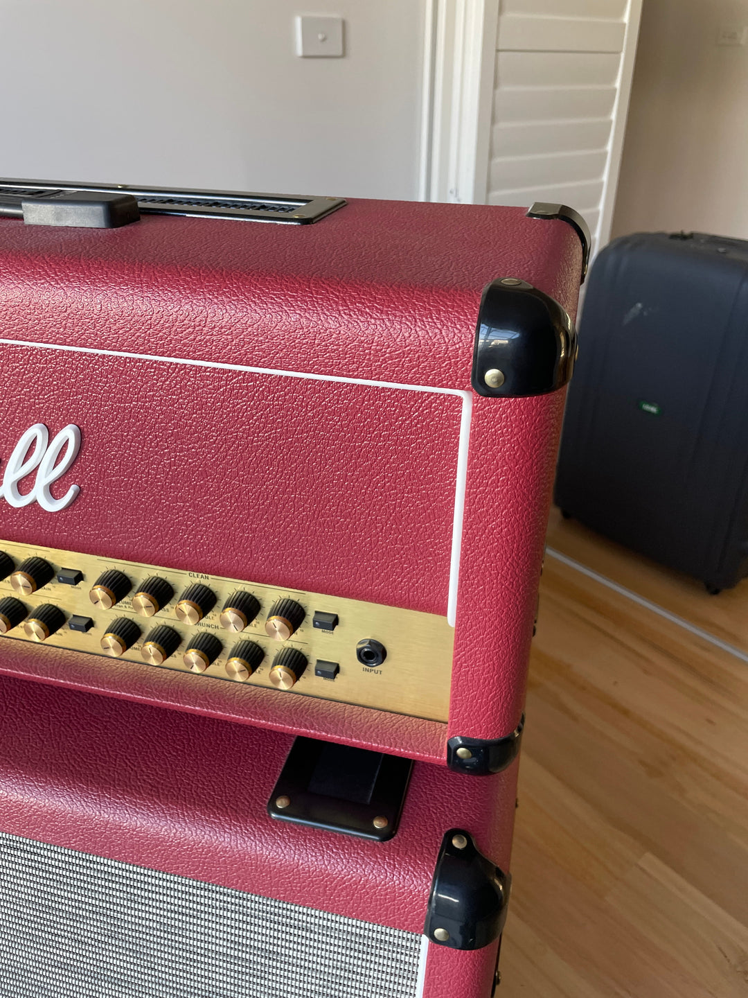 Marshall JVM410H Half Stack Red Tolex UK Release