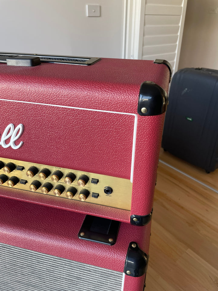 Marshall JVM410H Half Stack Red Tolex UK Release