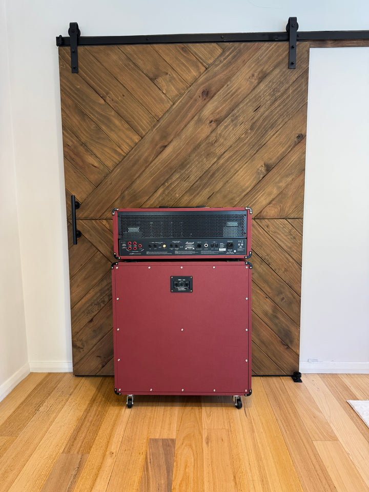 Marshall JVM410H Half Stack Red Tolex UK Release