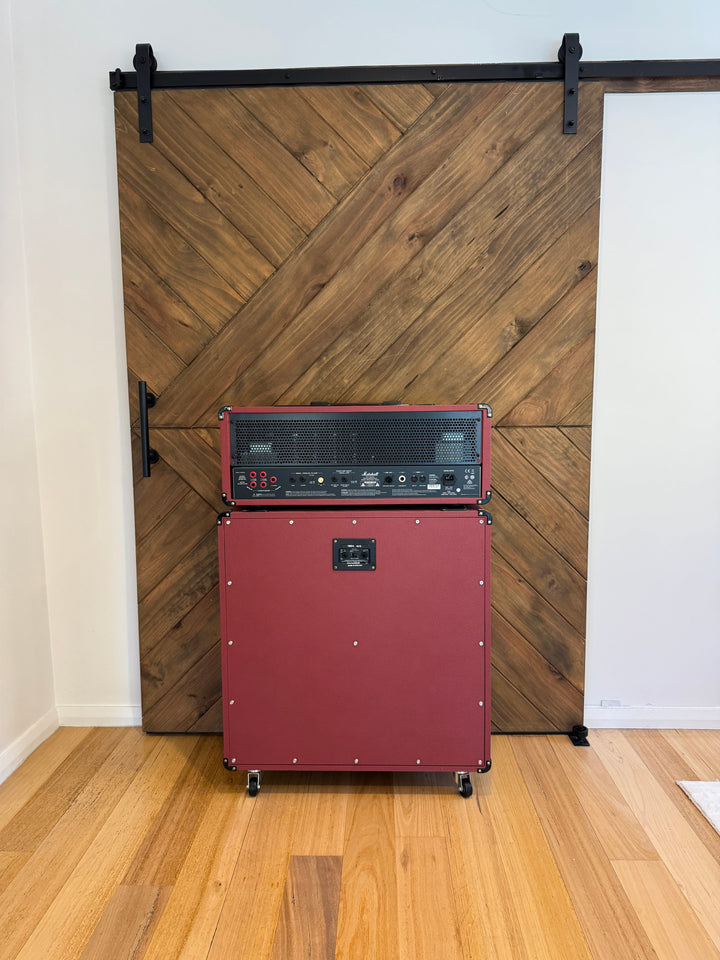 Marshall JVM410H Half Stack Red Tolex UK Release