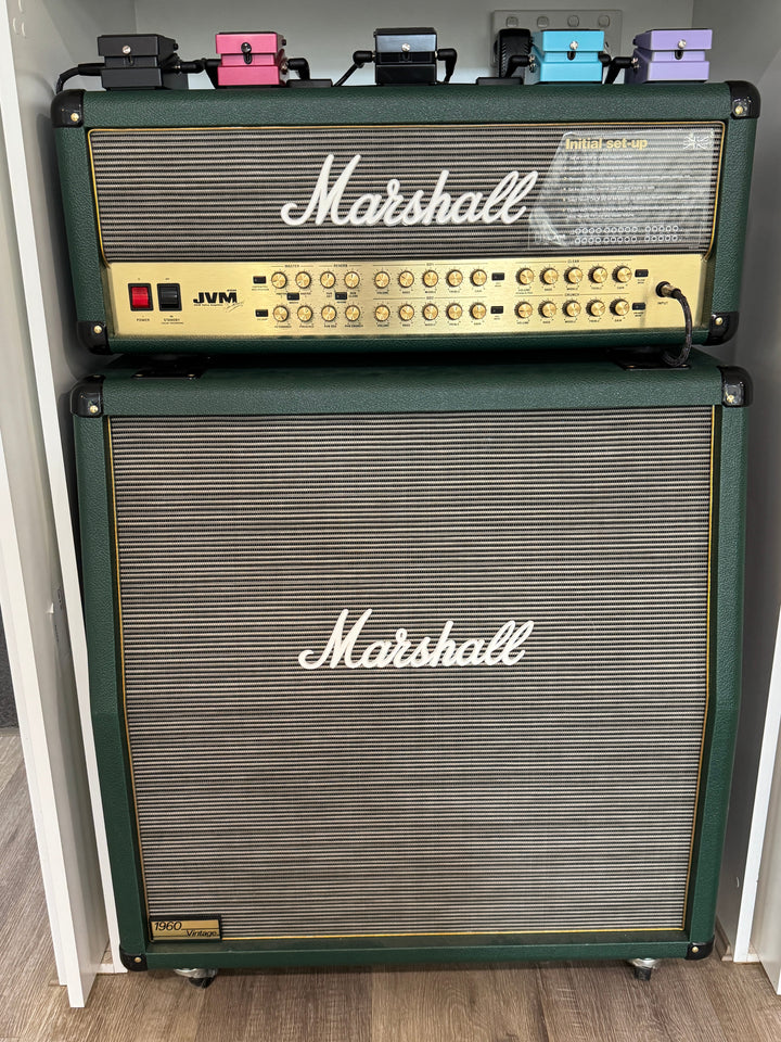 Marshall JVM410H Half Stack British Racing Green Tolex Germany Release