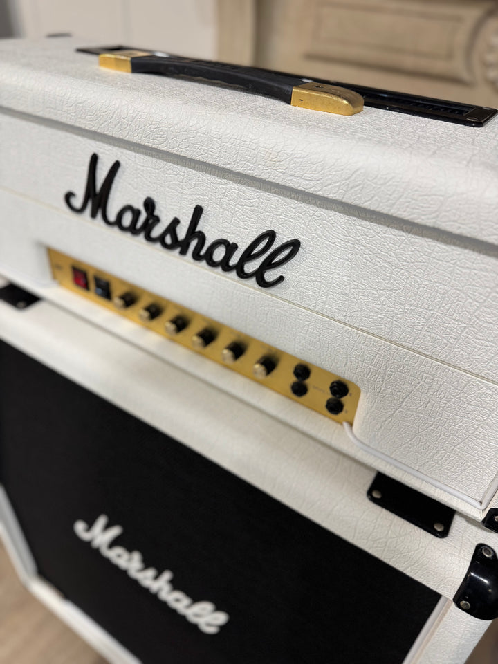Marshall 100watt Half Stack White Both 2008 Randy Rhoades